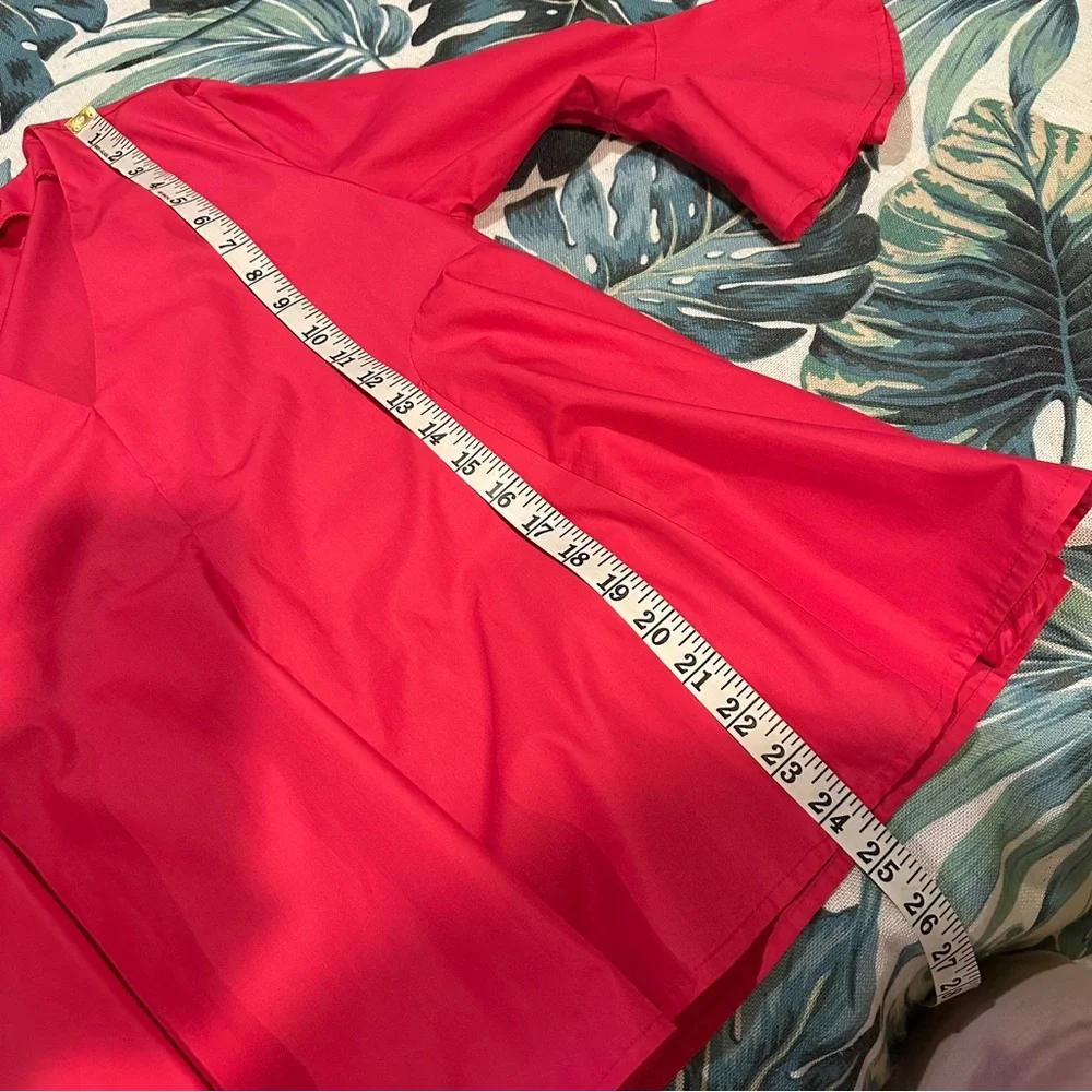 Tuckernuck Pomander Place Pink Cotton Bell Sleeve Blouse - Picture 9 of 11